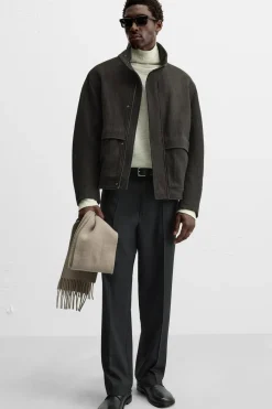 Hot PANTALÓN RELAXED FIT CON LANA Hombre Pantalones