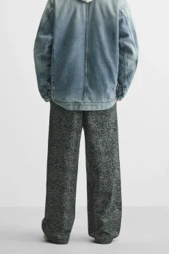 Hot PANTALÓN RELAXED FIT ESTAMPADO ANIMAL Hombre Pantalones