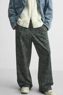 Hot PANTALÓN RELAXED FIT ESTAMPADO ANIMAL Hombre Pantalones
