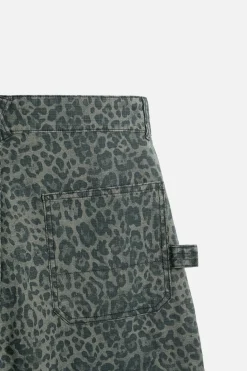 Hot PANTALÓN RELAXED FIT ESTAMPADO ANIMAL Hombre Pantalones