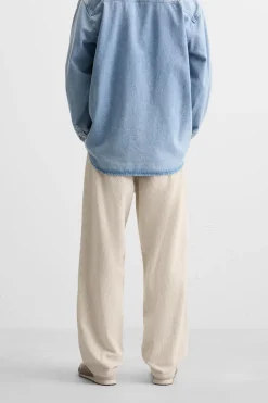 Clearance PANTALÓN RELAXED FIT PANA Hombre Pantalones