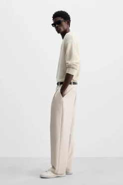 New PANTALÓN RELAXED FIT PLIEGUES Hombre Pantalones