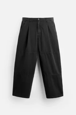 Outlet PANTALÓN RELAXED FIT PLIEGUES Hombre Pantalones