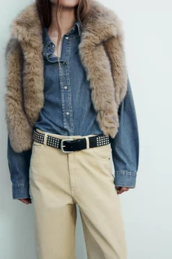 Online PANTALÓN RELAXED OVERSIZE PANA TIRO MEDIO Mujer Pantalones