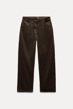 Best PANTALÓN RELAXED PANA ZW COLLECTION Mujer Pantalones