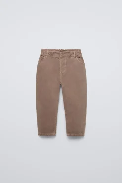 Niños ZARA 1½ - 6 Años·Pantalones / Leggings|6 - 18 Meses·Pantalones / Leggings<PANTALÓN SARGA BALLOON