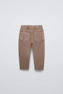 Niños ZARA 1½ - 6 Años·Pantalones / Leggings|6 - 18 Meses·Pantalones / Leggings<PANTALÓN SARGA BALLOON