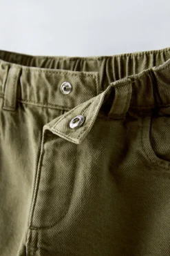 Niños ZARA 1½ - 6 Años·Pantalones|1½ - 6 Años·Pantalones / Leggings<PANTALÓN SARGA BALLOON FIT