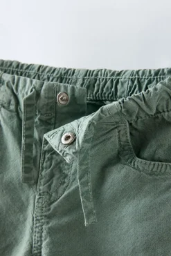 Niños ZARA 1½ - 6 Años·Pantalones|6 - 18 Meses·Pantalones / Leggings<PANTALÓN SARGA CULOTTE