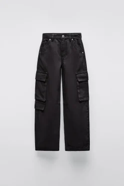 Niños ZARA 6 - 14 Años·Pantalones<PANTALÓN SARGA MULTIBOLSILLOS