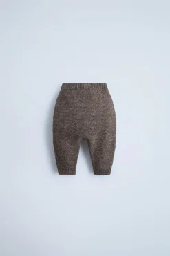 Niños ZARA 0 - 6 Meses·Punto<PANTALÓN SAROUEL PUNTO