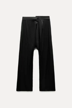 Online PANTALÓN SATINADO ASIMÉTRICO ZW COLLECTION Mujer Pantalones