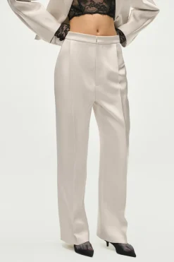 Fashion PANTALÓN SATINADO PINZAS ZW COLLECTION Mujer Pantalones