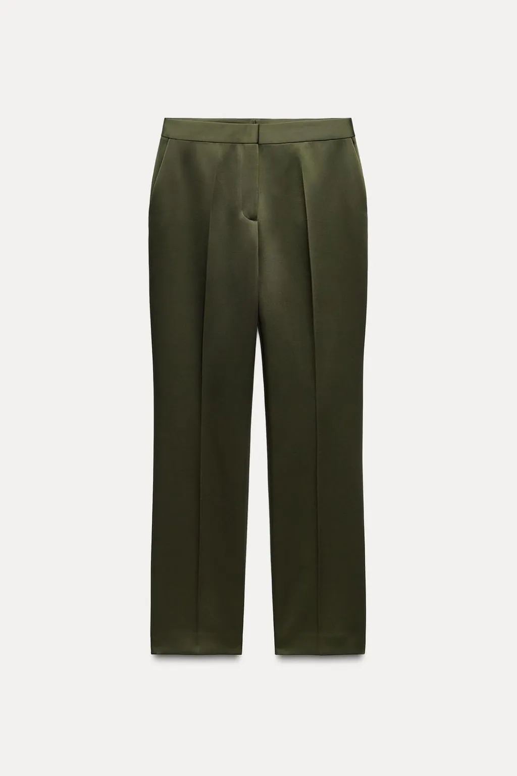 Fashion PANTALÓN SATINADO TIRO ALTO Mujer Pantalones