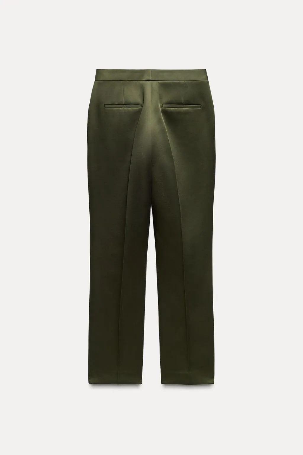 Fashion PANTALÓN SATINADO TIRO ALTO Mujer Pantalones