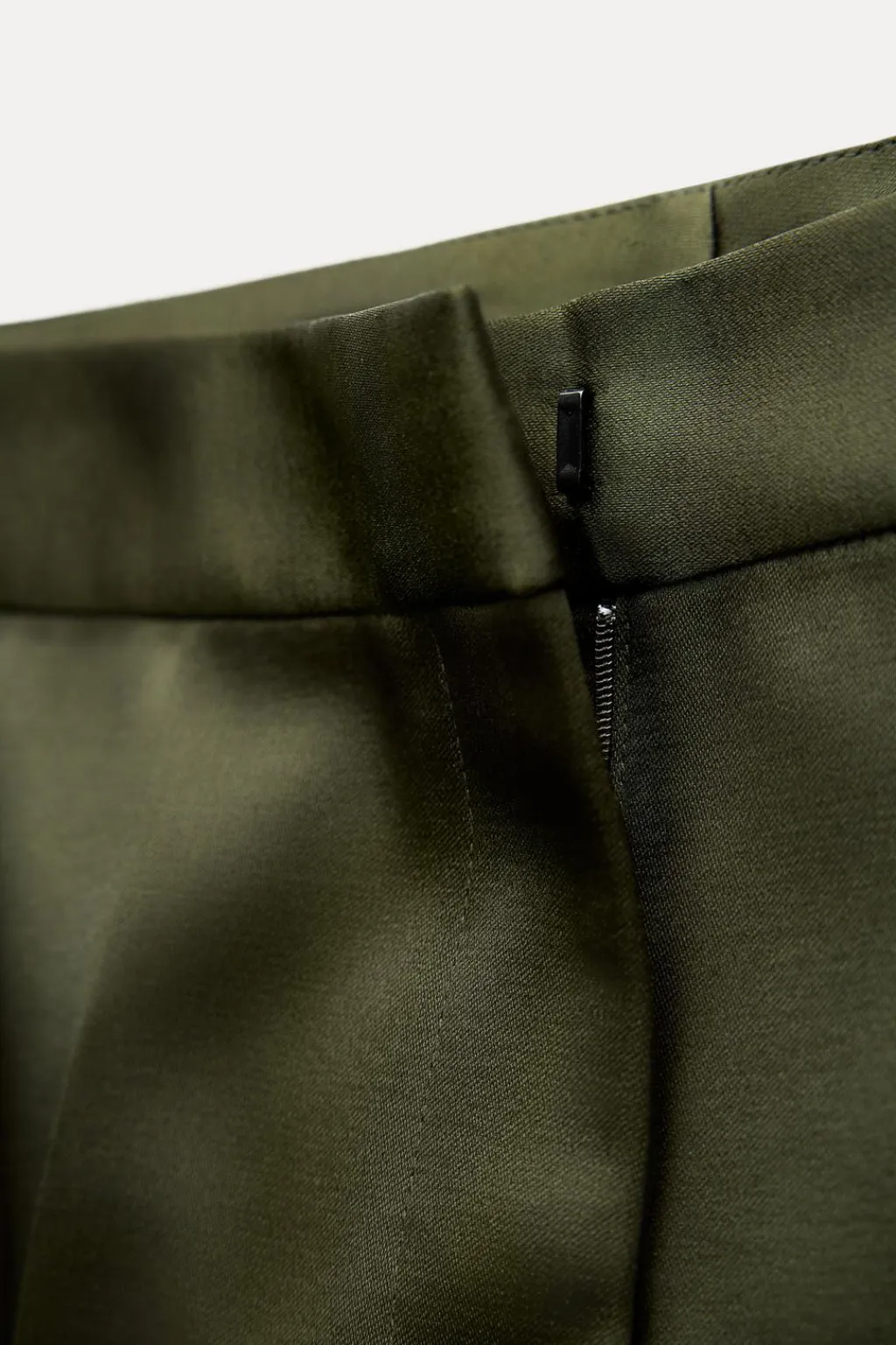 Fashion PANTALÓN SATINADO TIRO ALTO Mujer Pantalones