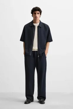 Best PANTALÓN SEERSUCKER PLIEGUES Hombre Pantalones