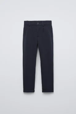 Niños ZARA 6 - 14 Años·Pantalones<PANTALÓN SLIM CHINO COMFORT PIQUÉ
