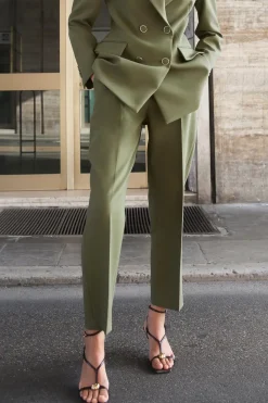 Clearance PANTALÓN SLIM TIRO ALTO Mujer Pantalones