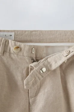 Niños ZARA 6 - 14 Años·Pantalones|6 - 14 Años·Trajes<PANTALÓN SLIM TRAJE CON LINO