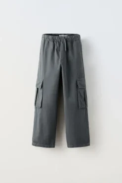 Niños ZARA 6 - 14 Años·Pantalones<PANTALÓN STRAIGHT BOLSILLOS