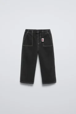 Niños ZARA 1½ - 6 Años·Total Look|6 - 18 Meses·Pantalones / Leggings<PANTALÓN STRAIGHT CINTURÓN