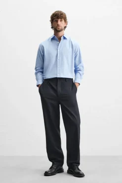 Online PANTALÓN STRAIGHT FIT CON LANA Hombre Pantalones