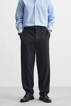 Online PANTALÓN STRAIGHT FIT CON LANA Hombre Pantalones