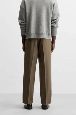 Best PANTALÓN STRAIGHT FIT CON LANA Hombre Pantalones