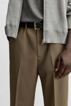 Best PANTALÓN STRAIGHT FIT CON LANA Hombre Pantalones