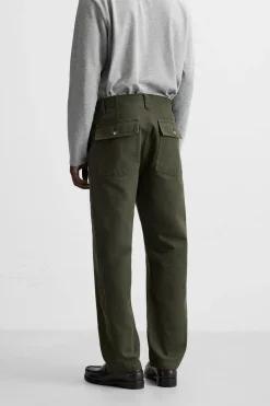 Outlet PANTALÓN STRAIGHT FIT PARCHES Hombre Pantalones