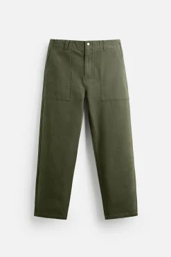 Outlet PANTALÓN STRAIGHT FIT PARCHES Hombre Pantalones