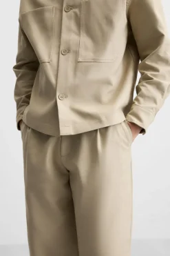 New PANTALÓN STRAIGHT FIT PLIEGUES Hombre Pantalones