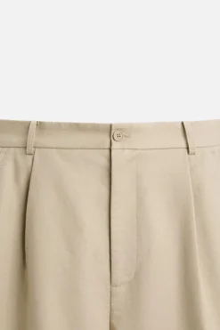 New PANTALÓN STRAIGHT FIT PLIEGUES Hombre Pantalones