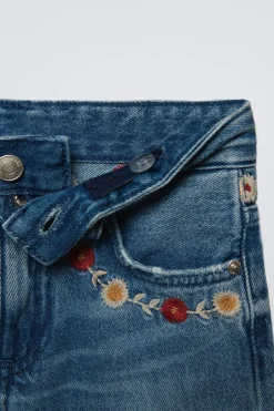 Niños ZARA 6 - 14 Años·Jeans<PANTALÓN STRAIGHT FLORES