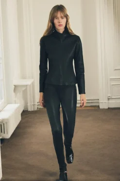 Outlet PANTALÓN STRECH PIEL 100% ZW COLLECTION Mujer Pantalones