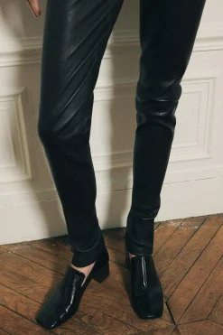 Outlet PANTALÓN STRECH PIEL 100% ZW COLLECTION Mujer Pantalones