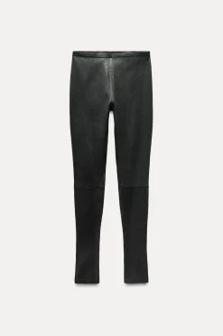 Outlet PANTALÓN STRECH PIEL 100% ZW COLLECTION Mujer Pantalones