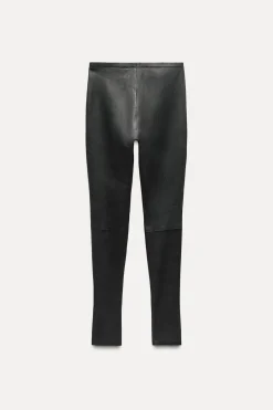 Outlet PANTALÓN STRECH PIEL 100% ZW COLLECTION Mujer Pantalones