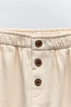 Niños ZARA 1½ - 6 Años·Pantalones / Leggings|6 - 18 Meses·Pantalones / Leggings<PANTALÓN SUPERSOFT BOTONES