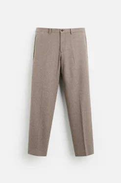 Discount PANTALÓN TEXTURA CON LANA Hombre Pantalones