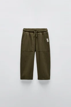 Niños ZARA 1½ - 6 Años·Pantalones / Leggings|6 - 18 Meses·Pantalones / Leggings<PANTALÓN TEXTURA ETIQUETA