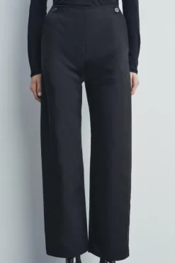 Outlet PANTALÓN TIRO ALTO BOTONES ZW COLLECTION Mujer Pantalones