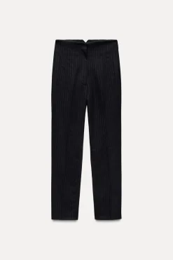 Sale PANTALÓN TIRO ALTO RAYA DIPLÓMATICA Mujer Pantalones