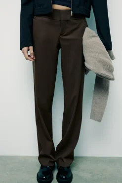 Fashion PANTALÓN TIRO BAJO Mujer Pantalones