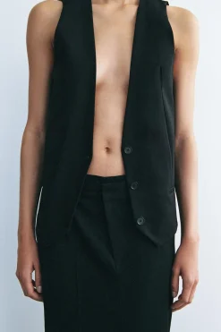 Hot PANTALÓN TOBILLERO BANDA SATINADA Mujer Pantalones