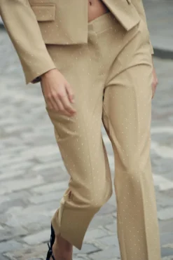 Sale PANTALÓN TOBILLERO BRILLOS Mujer Pantalones