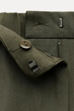 New PANTALÓN TOBILLERO CINTURÓN Mujer Pantalones