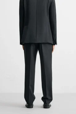 Hot PANTALÓN TRAJE 100% LANA Hombre Pantalones