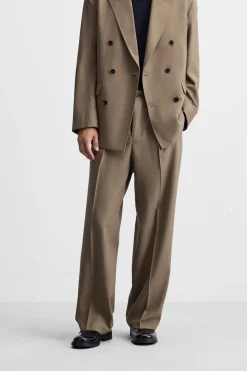 Online PANTALÓN TRAJE CON LANA Hombre Pantalones